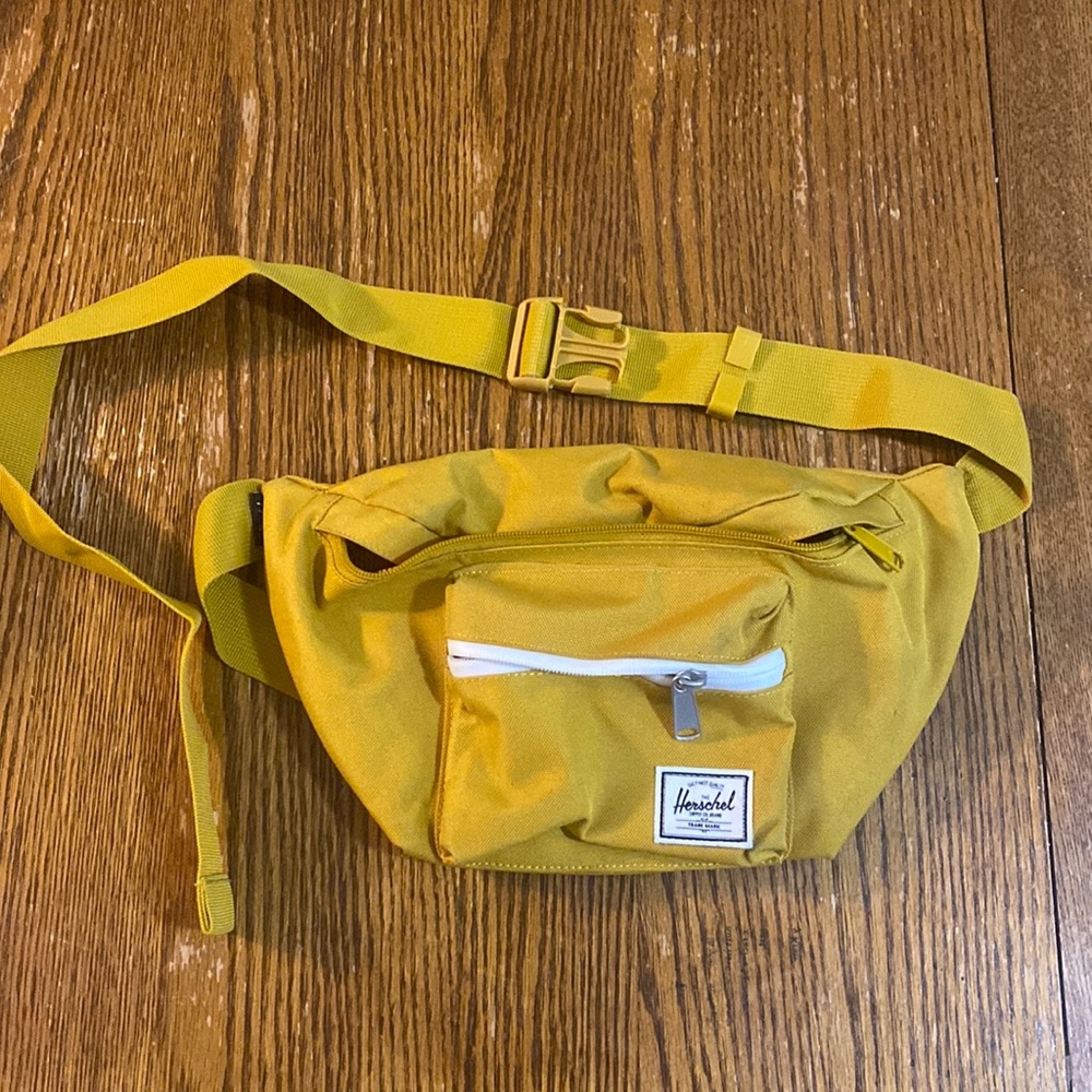 mustard fanny pack